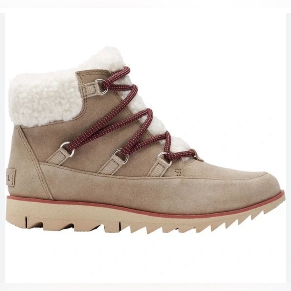 Sorel Harlow Cozy Lace ankle Boots size 9